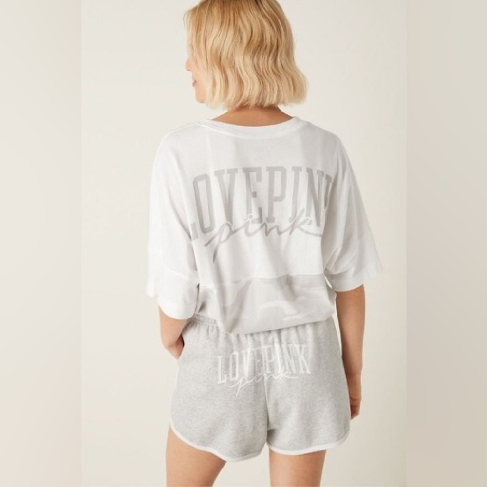Victoria’s Secret PINK Grey Varsity Shorts